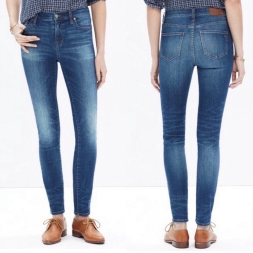 Madewell 10 inch high rise skinny jeans size 30